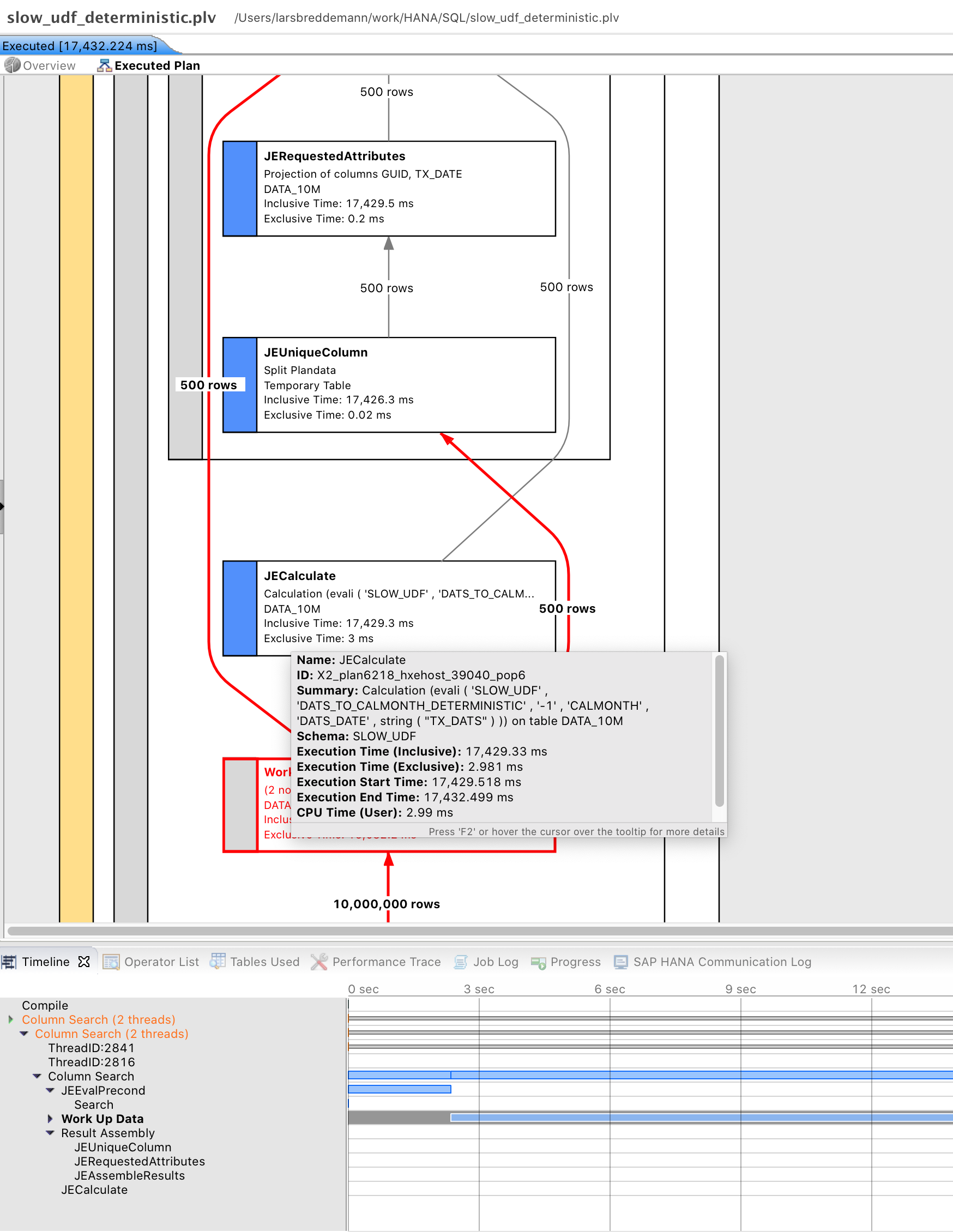 PlanViz for deterministic UDF version.